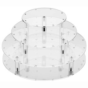 Bốn Tầng Trong Suốt 35 Lỗ <span class=keywords><strong>Acrylic</strong></span> <span class=keywords><strong>Lollipop</strong></span> Chủ Hiển Thị Cho Sinh Nhật Tiệc Cưới - Product Image 2