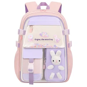 2026 New Cross-border Spine-Protecting Lightweight School <b>Backpack</b> for Girls <b>Children</b> Wholesale - Product Image 1