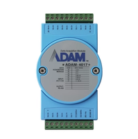 Módulo de adquisición de datos de control industrial ADAM-4017 original Nueva condición para programación PLC RS485 Características Entrada analógica