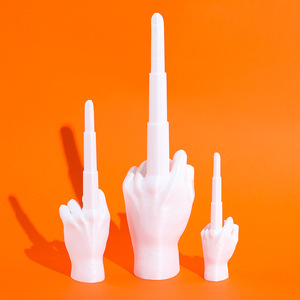 Couteau-lame rétractable en forme de doigt (moyen) ou de radis, imprimé en 3D, modèle de main jouet, mini, non affûté, produit direct usine, viral TikTok, très demandé - Product Image 3