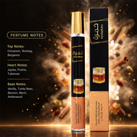 Parfum en spray de luxe pour femme, 35 ml, arôme épicé arabe, avec notes riches de muscade, bois d'ambre et tubéreuse, en flacon élégant