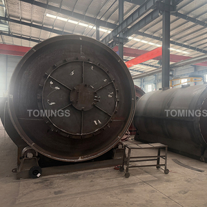 Horizontal Rotating Waste Tire And Waste <b>Rubber</b> Oil Refining Batchwise Cracking Equipment; Tire Recycling Equipment - Product Image 3