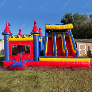 Offre Spéciale petit jeu de château de videur <span class=keywords><strong>gonflable</strong></span> <span class=keywords><strong>pour</strong></span> les enfants maison <span class=keywords><strong>gonflable</strong></span> fête saut rebondissant et toboggan Combo extérieur - Product Image 4
