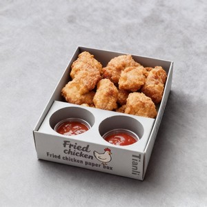 Boîte à goûter personnalisée avec impression numérique <span class=keywords><strong>et</strong></span> conception gratuite, avec insert pour sauce, frites, hamburgers, poulet frit, pâtisserie, brunch, boîte à déjeuner en papier - Product Image 5