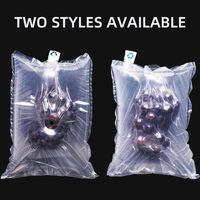 Top qualité bon prix verre de raisin bulle d'air de protection bouteilles de raisin emballage sac de colonne d'air gonflable
