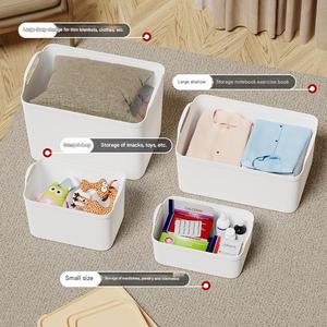 Công Suất Lớn Stackable Vàng Hiện Đại Phong Cách Không Thấm Nước Lưu Trữ <span class=keywords><strong>Container</strong></span> Xử Lý Bền Nhựa Tổ Chức Bin Cho Hộ Gia Đình - Product Image 5