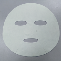 Masque facial en microfibre non tissée, doux et soyeux, à haute absorption d'eau, en tissu spunlace, hydratant et régulateur de sébum