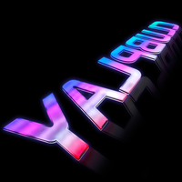 Module de signalisation électronique 3D coloré Lumière RVB Lettre décorative Changement de couleur LED Signalisation de lettre colorée