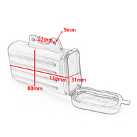 Boîte à outils étanche pour moto Suzuki DR250 Djebel TW200 225, en ABS, avec porte-documents