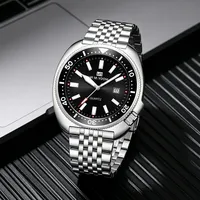 Montre pour homme VA VA VOOM, surface dégradée argent-or, quartz, acier inoxydable, résistante à l'eau, tendance, 2473