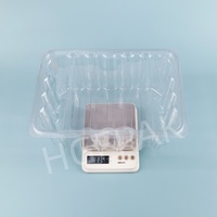 Boîte à burger jetable transparente en PET/RPET de 160 oz avec couvercle séparé, conteneur alimentaire en plastique transparent pour boulangerie, gâteau roulé, pain et gâteaux