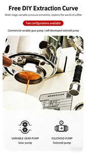   เครื่องชงกาแฟเอสเพรสโซกึ่งอัตโนมัติ DATA 2.8KW 9 บาร์ แบบหม้อต้มคู่ ปรับแรงดันได้ด้วย PID สำหรับใช้ในบ้าน - Product Image 4