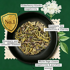Incienso de Hierbas Sueltas de <span class=keywords><strong>Romero</strong></span> <span class=keywords><strong>y</strong></span> Salvia Blanca, Mezcla Aromática de Protección para Prácticas Rituales, Bolsas de Amuletos, Magia con Velas, Energías Negativas - Product Image 3