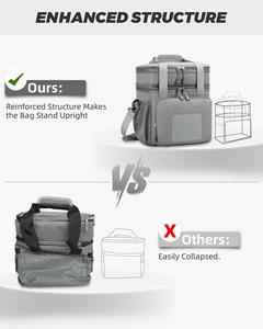 Soft Cooler Bag with Shoulder Strap Expandable Large Tactical Lunch Box for Adults Durable Insulated Lunch Bag - Product Image 4