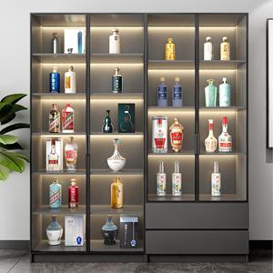 <span class=keywords><strong>Vitrina</strong></span> de Exhibición de Vidrio con Perfil de Aluminio Personalizable, con Luces LED, Elegante Exhibidor para el Hogar, Sala de Estar u Oficina - Product Image 4