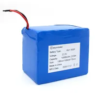 Batteria al litio LiFePO4 24V 10Ah certificata CE KC 18650 batterie agli ioni di litio solari 6S5P 24V