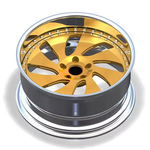 Llanta de coche forjada fábrica de oro personalizada SUV Sport Rim 18 19 20 <span class=keywords><strong>21</strong></span> 22 pulgadas rueda de coche para Land Rover Jeep Wrangler Grand Cherokee - Product Image 3
