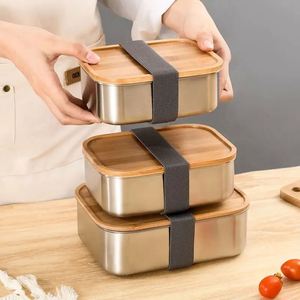 Cj078 Food Container Adult <b>Boxes</b> Reusable 304 Stainless Steel Bento <b>Lunch</b> Box for Kids - Product Image 6