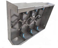 Cache de protection en acier inoxydable ignifuge pour machine CNC - Bouclier anti-poussière accordéon carré ignifuge, certification ISO9001:2015 pour une protection maximale