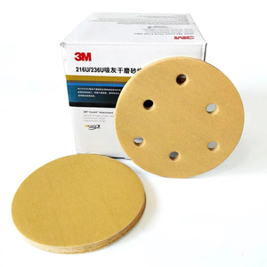 OEM <strong>Hook</strong> and <strong>Loop</strong> 5" 6 Holes 3M 236U SandPaper <strong>Disk</strong> Silicon Carbide <strong>Sanding</strong> Disc for Car Metal Polishing Paper 100Pcs Per Box - Product Image 6