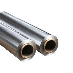 Gran inventario de papel de aluminio de 0.2 mm de espesor con una cara recubierta de pegamento, venta directa de fábrica, precio bajo, rollo de 1000 pies. - Product Image 2