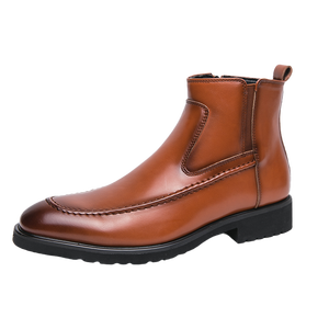 Sans lacet haut haut bout pointu hommes bottes habillées grande taille 38-46 noir marron <span class=keywords><strong>beige</strong></span> hommes bottes - Product Image 1