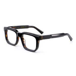 Lba shades M3056 Luxusmarke Brille Damen quadratische Brille in schwarzer Schildkröte Voll rahmen Acetat Brille <span class=keywords><strong>3</strong></span> <span class=keywords><strong>2</strong></span> Metalls ch arnier - Product Image 1