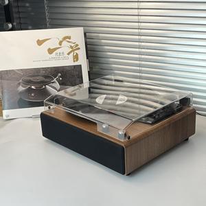 Haut-parleur rétro créatif avec lecteur de disques vinyles intégré, usinage CNC, cadeau d'anniversaire - Product Image 2