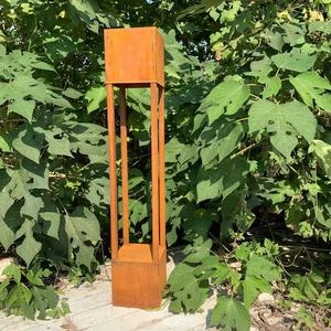 Farola Solar Decorativa de Acero Corten para Exteriores - Product Image 6
