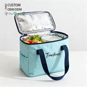 Premium Soft Insulated Cooler Bag for Home Office Daily Lunch Carry Kids School Food Storage Custom Logo Print - Product Image 1