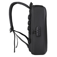 Sac à dos de voyage pour ordinateur portable avec logo personnalisé fabriqué en polyester Oxford imperméable doublure avec fermeture éclair port USB pour l'école