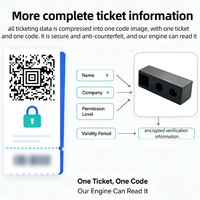 Lecteur de codes Aztec ultra-compact LONVILL, moteur de scanner de codes-barres Aztec haute précision 3mil pour la vérification des passeports d'accès électroniques