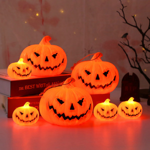 Linterna LED de Calabaza para Fiesta de Halloween, Luz Decorativa con Cara Sonriente para Calle y Patio, Ambiente Festivo de Calabaza Portátil - Product Image 1