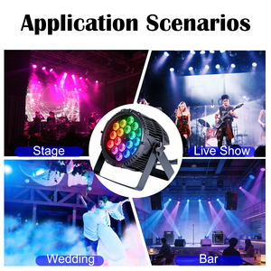 Projecteur de Scène Étanche 180W RGBW LED Par Light IP67 Sans Ventilateur Wash Strobe DMX512 en Aluminium Moulé Sous Pression pour Événements Extérieurs DJ - Product Image 5