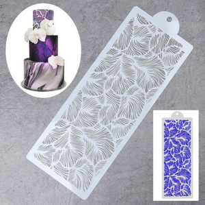 OEM BRICOLAGE Pâtisserie Paon <span class=keywords><strong>Plume</strong></span> ANIMAL Décoration de Gâteau de <span class=keywords><strong>Pochoir</strong></span> - Product Image 3