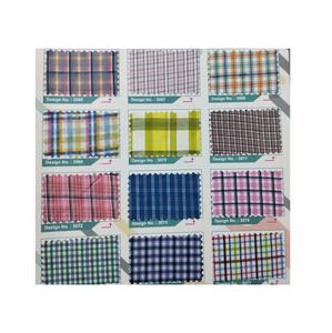 Uniforme escolar teñido de hilo de algodón y poliéster al por mayor, tela de camisa de calidad para niños y niñas - Product Image 1