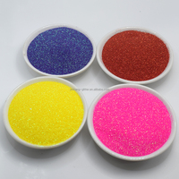 Dekorasi Pesta Grosir Glitter Iridescent Pelangi Bentuk Heksagon Bubuk Glitter Ekstra Halus Ungu Pink Kuning