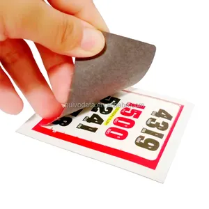 New Design Pull Tab Tickets Custom Code Pull Tab Cards Printing High Performance Custom Pull Tab Card