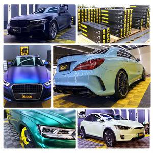 ملصق سيارة من الفينيل عالي الجودة ملصقا لكامل الجسم * 18 متر أحمر روماني فيلم عينة مجانية - Product Image 4