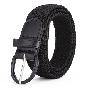 Cinturón Casual Elástico de Sarga <span class=keywords><strong>para</strong></span> Hombre y <span class=keywords><strong>Mujer</strong></span> Desong, Transpirable, con Hebilla de Aleación, Impermeable, 38mm, Color Personalizado - Product Image 1