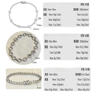 Bracelet de mode en argent 925 plaqué rhodium avec trèfle à quatre feuilles porte-bonheur en moissanite certifiée VVS1 pour la vente en gros