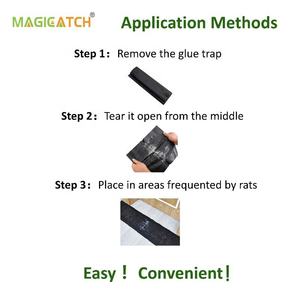Alfombra mágica adhesiva extralarga de alta resistencia, trampa para ratones, Control físico cortable para roedores y serpientes <span class=keywords><strong>pequeñas</strong></span> para uso en interiores - Product Image 3