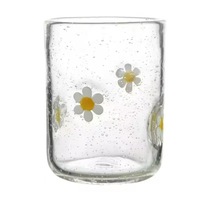 Verres en verre avec motif marguerite d'Halloween, vente en gros directe usine, livraison rapide, pour fêtes