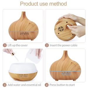 SLS 400ml Ultrasonic Smart Aroma Diffuser WiFi Voice Control <strong>Essential</strong> Oil Purifier Humidifier for Home Hotel <strong>PC</strong> Tuya App - Product Image 5