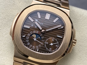 Reloj de Lujo de 41 mm, Oro Rosa, Mecánico, Super Calidad, Resistente al Agua, Fábrica PPF, Movimiento 5712 240, Multifunción, Fase Lunar - Product Image 2