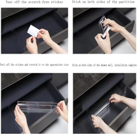 Organiseurs de tiroirs transparents, grands et profonds, extensibles et ajustables pour la cuisine et la maison