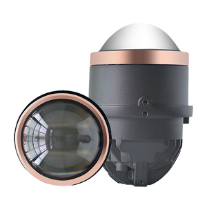 באיכות גבוהה 4w 45w 3.0 אינץ 'דו-led מקרן מכונית h4 שלוש-קולנו עדשות ערפיח פנס פנס פנסים אביזרי רכב חדשים - Product Image 4