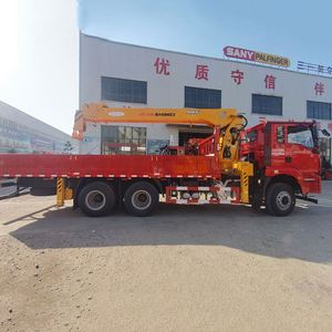 Grue télescopique montée sur camion Shacman Delong 6*4, grue mobile de 320 CV pour l'entretien routier - Product Image 2