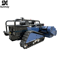 Falciatrice Industriale a Raggio Zero Diesel Senza Fili con Telecomando 800mm 1000mm - Prezzo all'Ingrosso Offerta Speciale