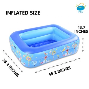 Tragbare <span class=keywords><strong>Indoor</strong></span> Outdoor PVC/Kunststoff 2-Ring Aufblasbare Faltbare Wasserdichte Kinder Schwimmbad ISO9001-Certified Baby Ball Pool - Product Image 4